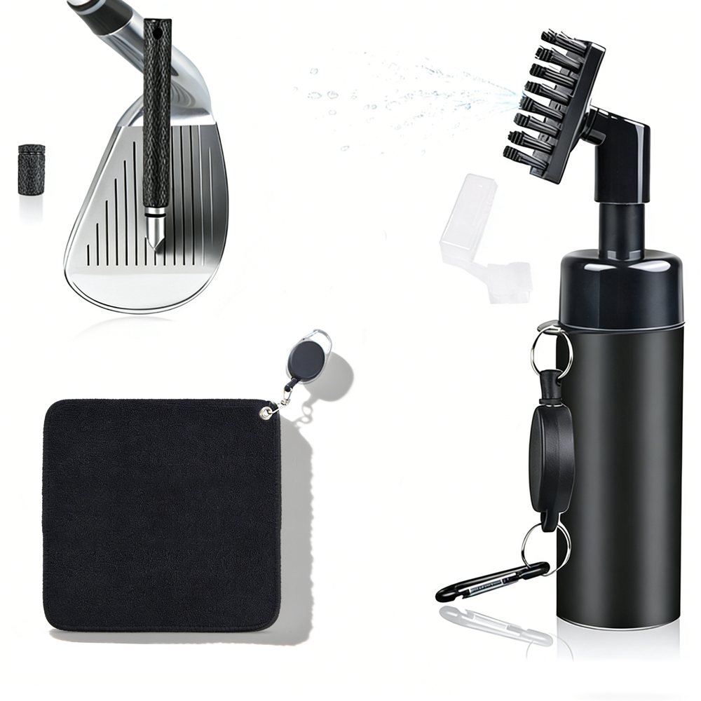 Golf Equipment To Improve Your Game - 3 in 1 Golf Club Cleaning