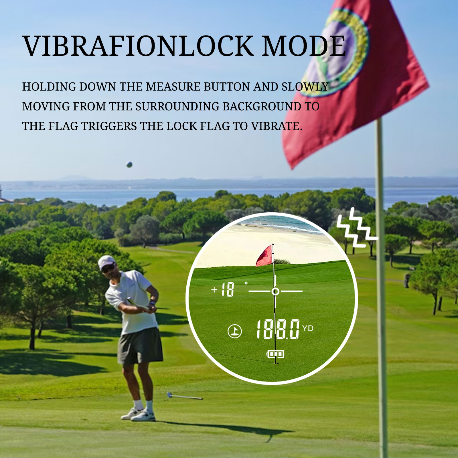 Rechargeable Slope Adjusted Fl - Rangefinder Laser Golf recension och pris
