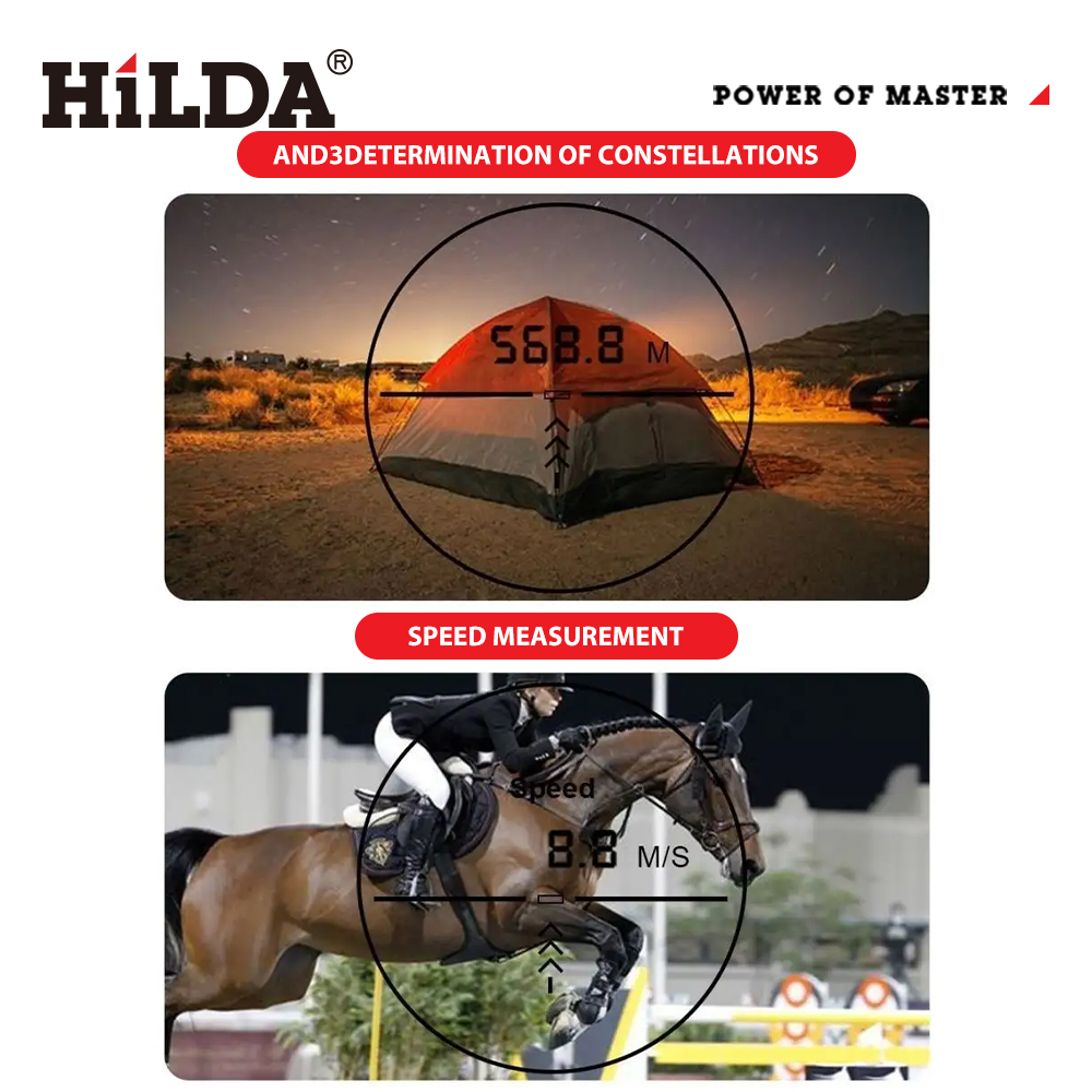 HILDA 800M Golf Laser Rangefin - Rangefinder Laser Golf recension och pris