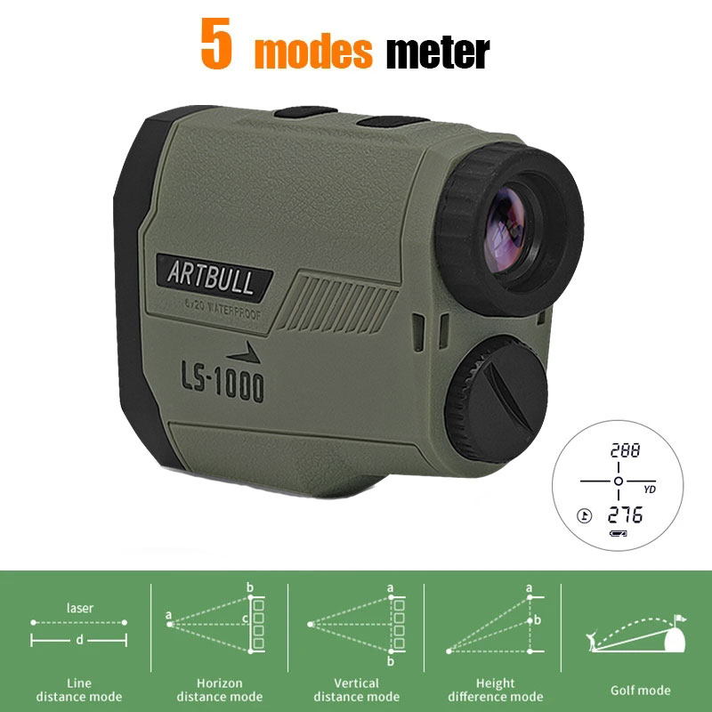 ARTBULL Laser Rangefinder Hunt - Rangefinder Laser Golf recension och pris
